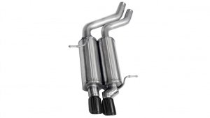 BMW 3 Series Performance Exhaust - Single Rear Exit - CORSA Performance - Sport Axle-Back with Twin 3.0in. Black PVD Pro-Series Tips - Black - `01-`06 BMW 3 Series Performance Exhaust - Single Rear Exit - CORSA Performance - Sport Axle-Back with Twin 3.0in. Black PVD Pro-Series Tips - Black - `01-`06